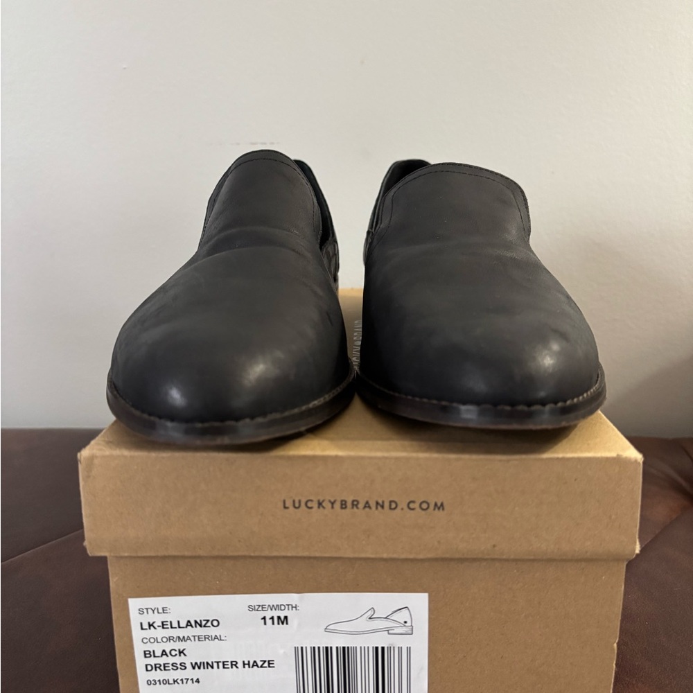 Lucky Brand Women's Black Slip-On Loafers